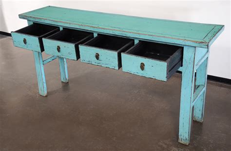 Limit turquoise in bedrooms or spaces for relaxation because it can be too energetic. Turquoise Sofa Table Rustic Imports Living Room Turquoise Sofa Table Mt Cid 157 - TheSofa