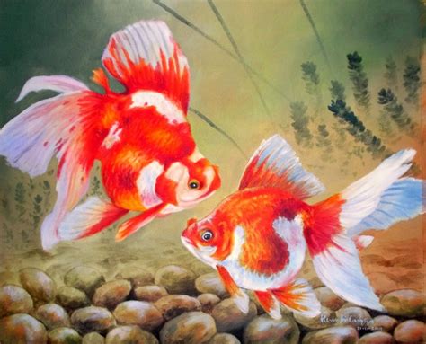 Dunia Lukisan JAVADESINDO Art Gallery: >> LUKISAN IKAN MASKOKI LUCU DAN