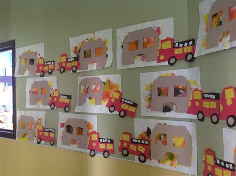 Pin By Marnie Robertson On Safety Activities Fire Truck Craft