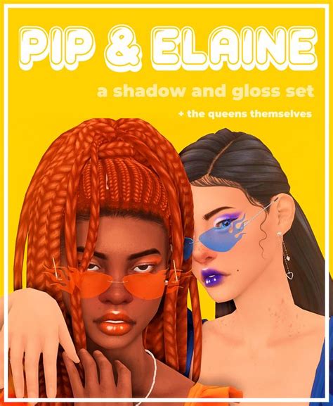 🌺 The Pip And Elaine Set 🌺 Kindlespice On Patreon Sims 4 Cc Skin