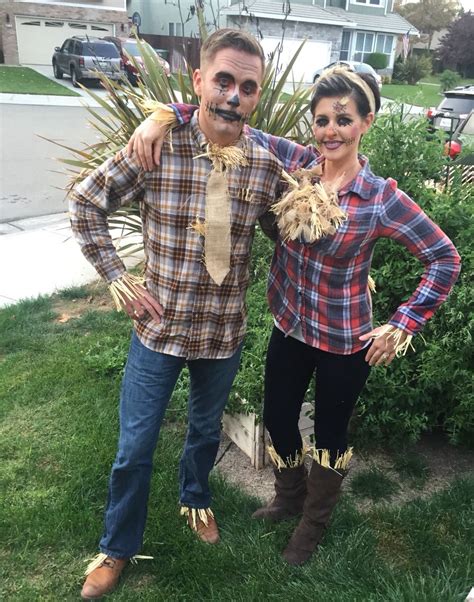Scarecrow Couple For Halloween Couple Halloween Couple Halloween
