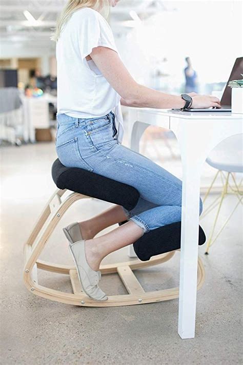 Amazon.com: Sleekform Kneeling Chair | Rocking Ergonomic Wood Knee