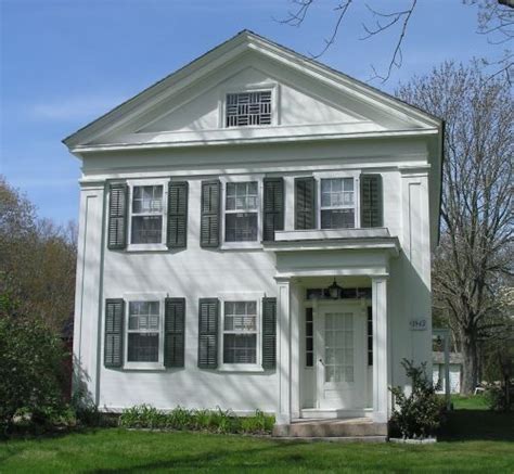 Greek Revival Built In 1845 In East Lyme Ct Southern Architecture
