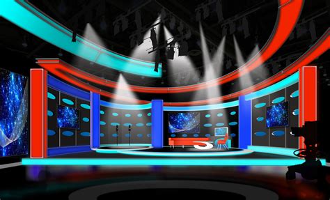 Tv Stage Set For A Talk Show Tv Set Design Stage Design Set Design
