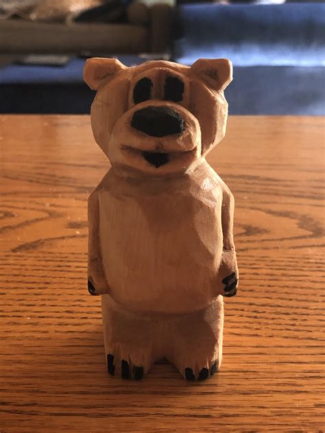 I Carved My First Bear Took Me Quite A Bit Of Time Since Im Still A