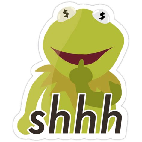 Kermit The Frog Stickers By Fizsh Redbubble