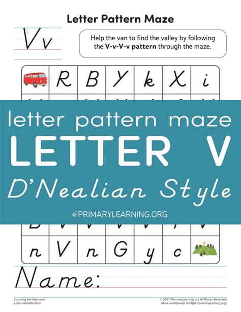Letter V Maze Worksheet In 2022 Letter V Lettering Letter