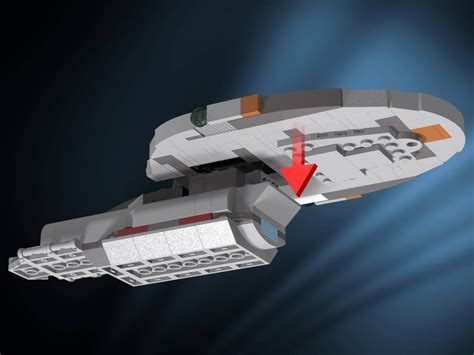Star Trek Lego Voyager Moc Instructions Only No Parts Etsy