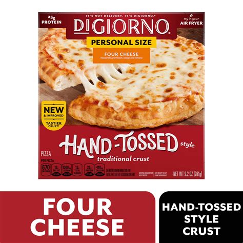 Digiorno Four Cheese Mini Hand Tossed Pizza 92 Oz Frozen