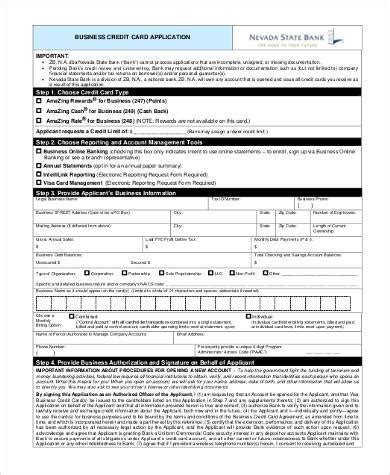 Credit card application rules by credit provider. FREE 9+ Business Credit Application Form Samples in PDF ...
