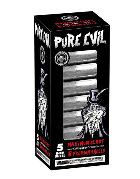 Pure Evil 5in Canister Case 126 By Cutting Edge Fireworks Sold At