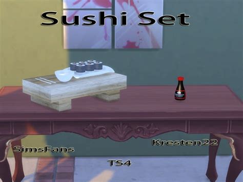 Ts2 To Ts4 Exnem S Food Sushi Sims 4 Sims Sims 4 Blog Vrogue