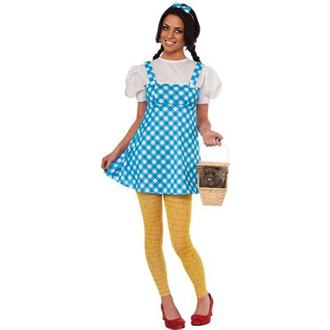 Wizard Of Oz Young Adult Dorothy Dress Womens Adult Halloween Costume