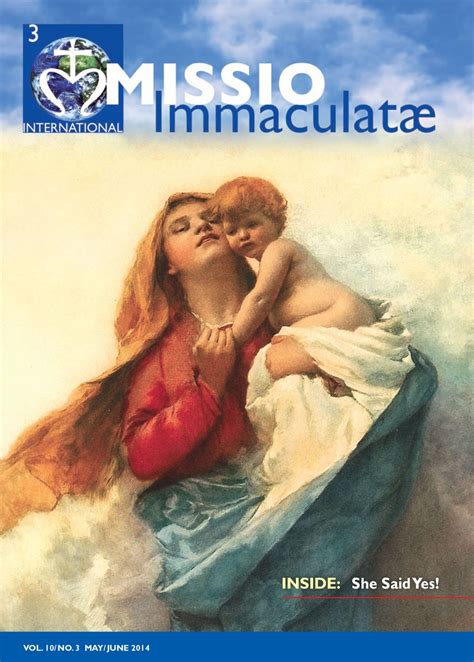 2014 Mayjune Missio Immaculatae Magazine