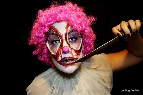 Tuto Maquillage Halloween Grande Bouche Yt Mouchoirs Latex - Un blog de fille: Maquillage Halloween | Clown Sanglant