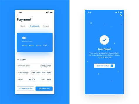 E Commerce App Payment Screen By Hasan Al Banna On Dribbble