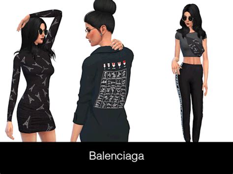 Balenciaga For The Sims 4 Balenciaga Hoodie Balenciaga Speed Trainer Sims Cc Hoodie Dress