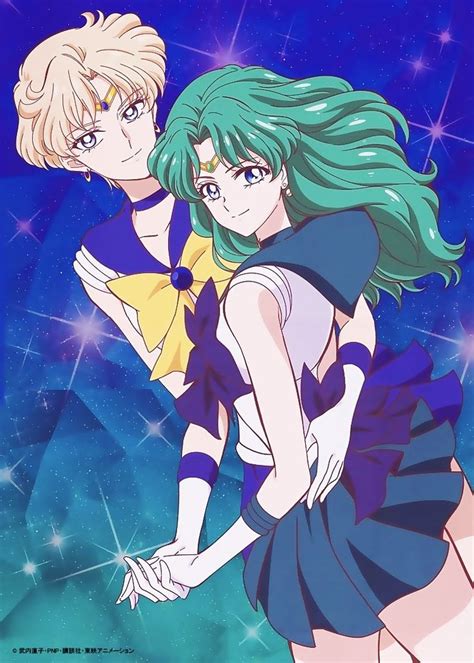Sailor Uranus And Sailor Neptune Imagenes De Sailor Moon Fondo De Pantalla De Sailor Moon