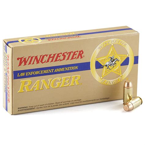 500 Rds Winchester Ranger Reduced Lead 40 Smith And Wesson 180 Grain Fmj Ammo 282604 40 Sandw