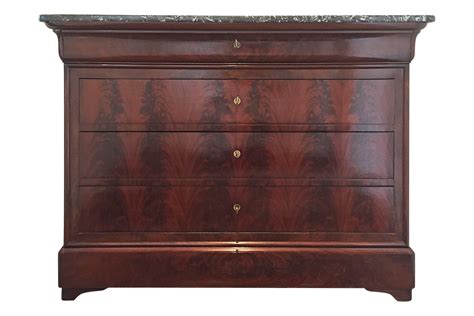 19th-Century French Louis Philippe Burled Walnut Commode | French antiques, French, Commode