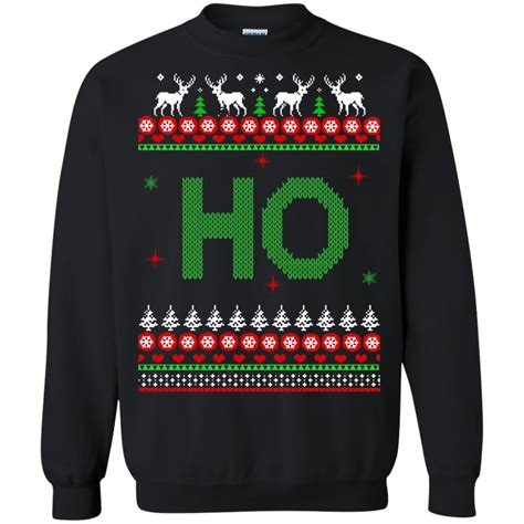 Santa Claus Ho Ho Ho Christmas Sweater Hoodie Rockatee