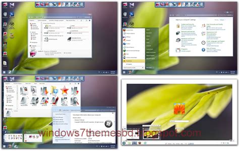 Shine Skin Pack For Windows 7 ~ Windows 7 Themes Windows 7 Skinpack