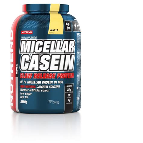 Nutrend Micellar Casein Vanilla 2250g Protein Malta