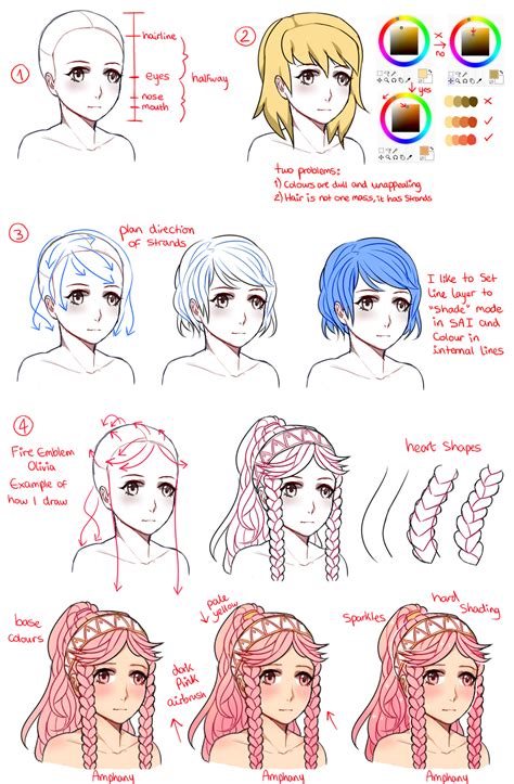 Anime Hair Girl Tutorial