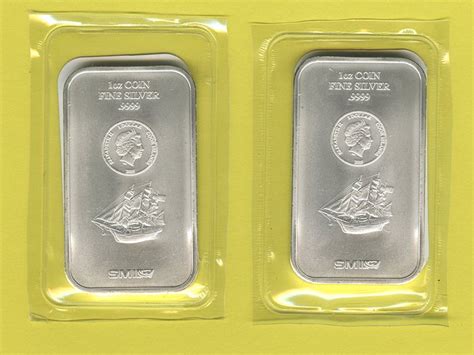 2 X 1 Oz Silver Coin Bar Cook Islands Catawiki