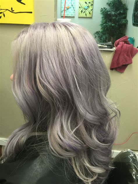 Lavender Icy Blonde Long Hair Styles Hair Inspiration