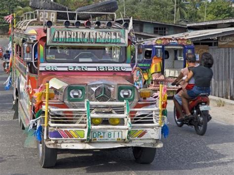 Jeepney Tagbilaran City Bohol Island The Philippines Southeast