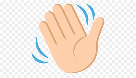 Hand Waving Wave Emoji Clip Art Wave Png Download 512512 Free