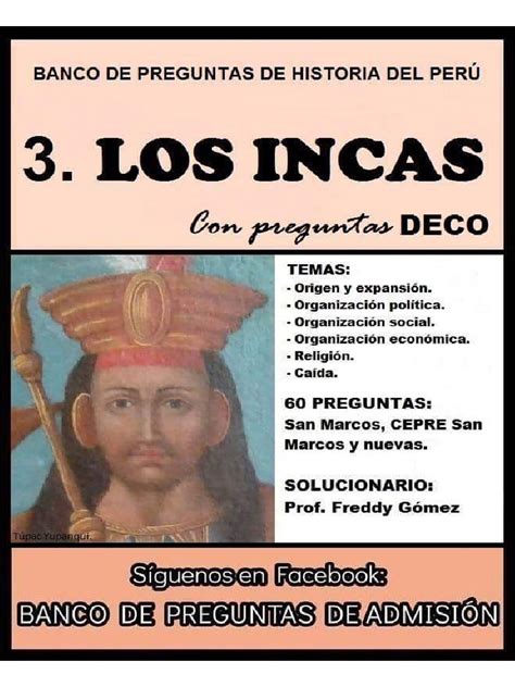 Historia Del Peru3 Los Incas Pdf Imperio Inca Perú