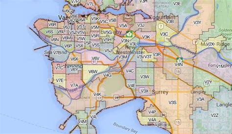 Postal Code Map Vancouver