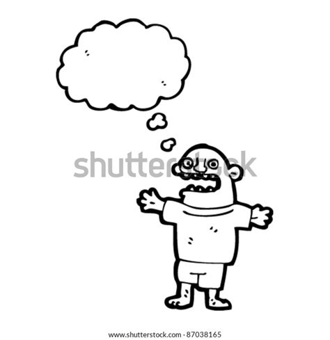 Ugly Bald Man Cartoon Stock Vector Royalty Free 87038165 Shutterstock