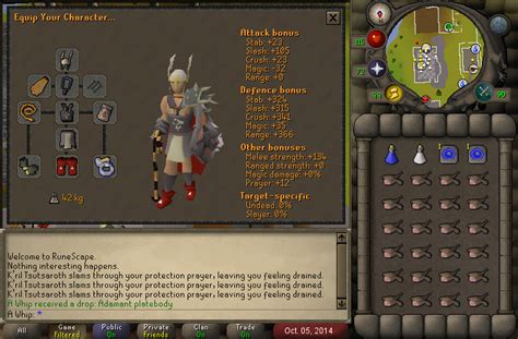 Skeletal Wyvern Melee Gearinventory Setup 2007scape