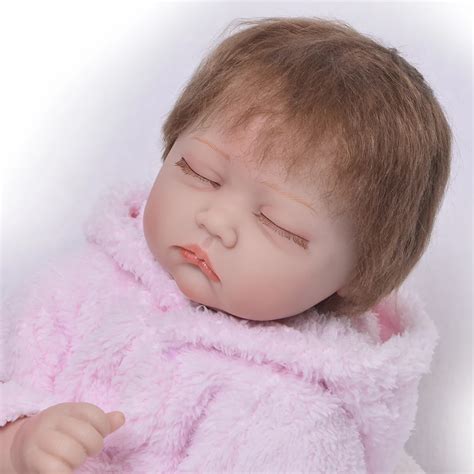 Bebe Doll Reborn 22inch 55cm Soft Silicone Reborn Baby Doll Toys For