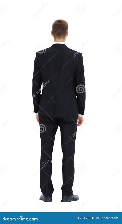 Business Man Back Side Stock Photo Image Of Executive 75173310