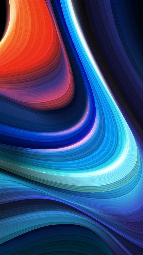 Abstract Twirling Background In Blue And Red Color 1211548