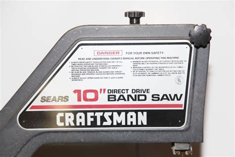 Craftsman 10 Band Saw Ebth