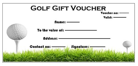 Choose from 1250+ certificate designs: Golf Gift Certificate Template (4) - TEMPLATES EXAMPLE ...