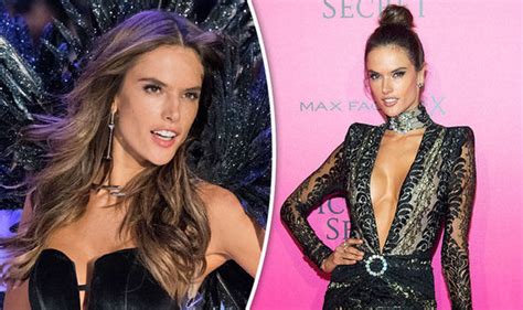 Alessandra Ambrosio Flaunts Major Cleavage In Busty Lingerie For