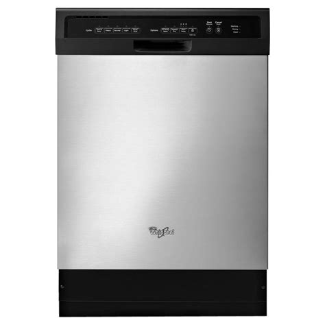Whirlpool Front Control Dishwasher In Stainless Steel With Stainless