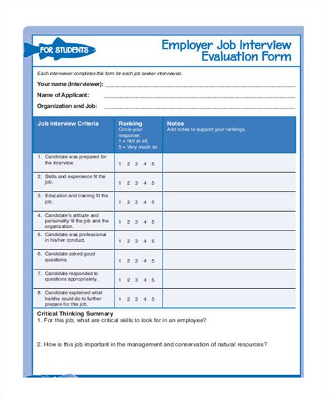 The reason is there are many promotion evaluation form sample results we have discovered especially updated the new coupons and this process will take a while to present the best. FREE 25+ Interview Assessment Forms in PDF