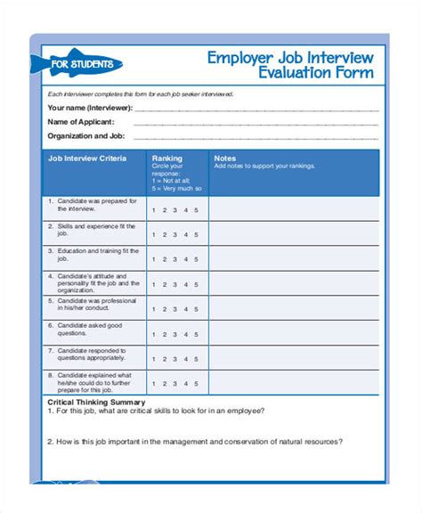Check spelling or type a new query. FREE 25+ Interview Assessment Forms in PDF