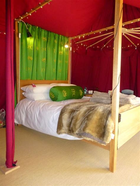 Inside The Tent Leedscastle Yep Four Poster Bed Glamping Glamping