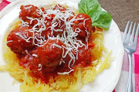 Oryana Natural Foods Market Baked Spaghetti Squash With Meatballs