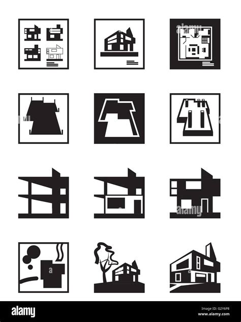 Stages Of Construction Of Building Vector Illustration Stock Vector