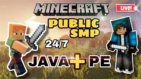 🔴minecraft Public Smp Live Hindi Java Pe Cracked Smp Anyone Can