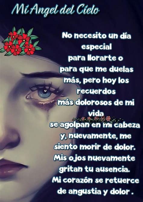 A Womans Face With Words Written In Spanish